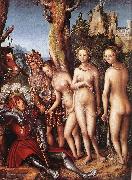 CRANACH, Lucas the Elder The Judgment of Paris fg Germany oil painting reproduction